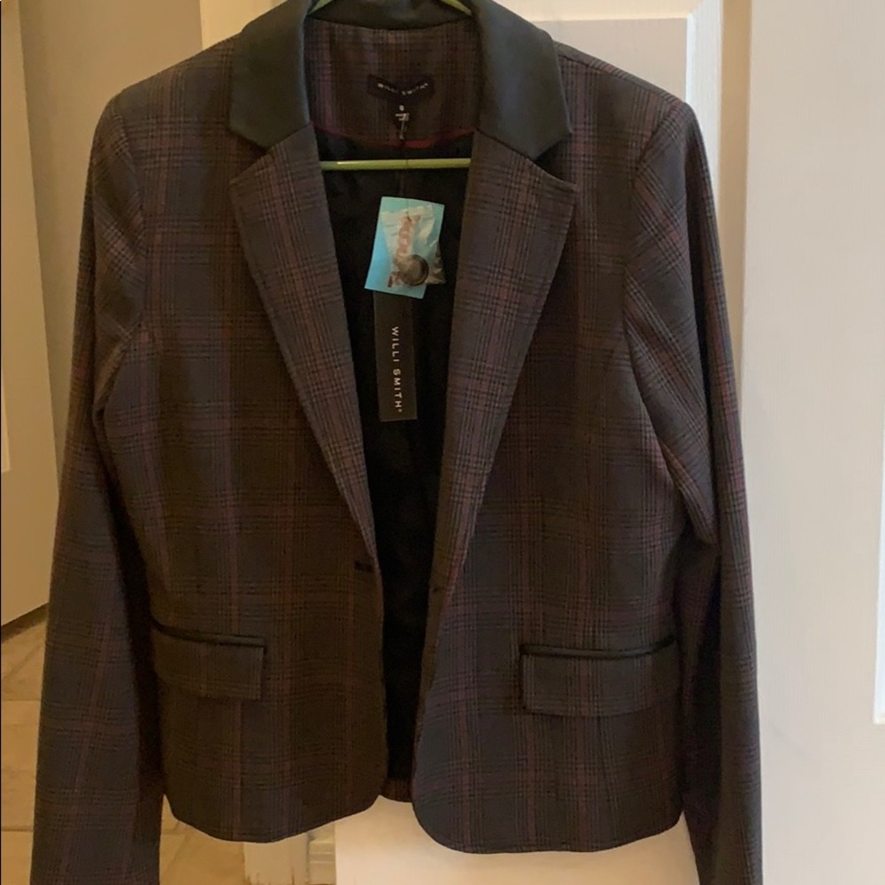 Plaid blazer